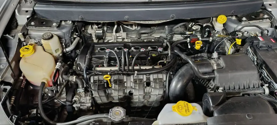 Встановлення ГБО на DODGE JOURNEY Limited ПІД КАПОТОМ